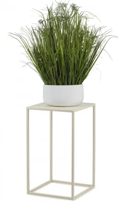 Kremowy kwietnik stojący 40 cm