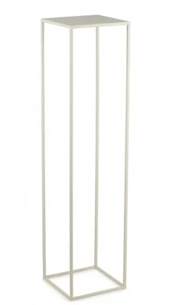 Kremowy kwietnik stojący 100 cm
