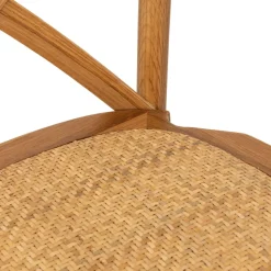 Krzesło barowe dąb naturalny beżowe Isak