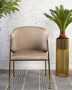 Krzesło Bella beige beżowe tapicerowane
