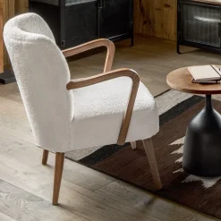 Krzesło Chiara White Boucle