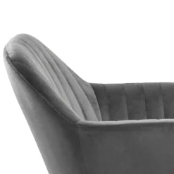 Krzesło do jadalni ciemnoszare Emilia