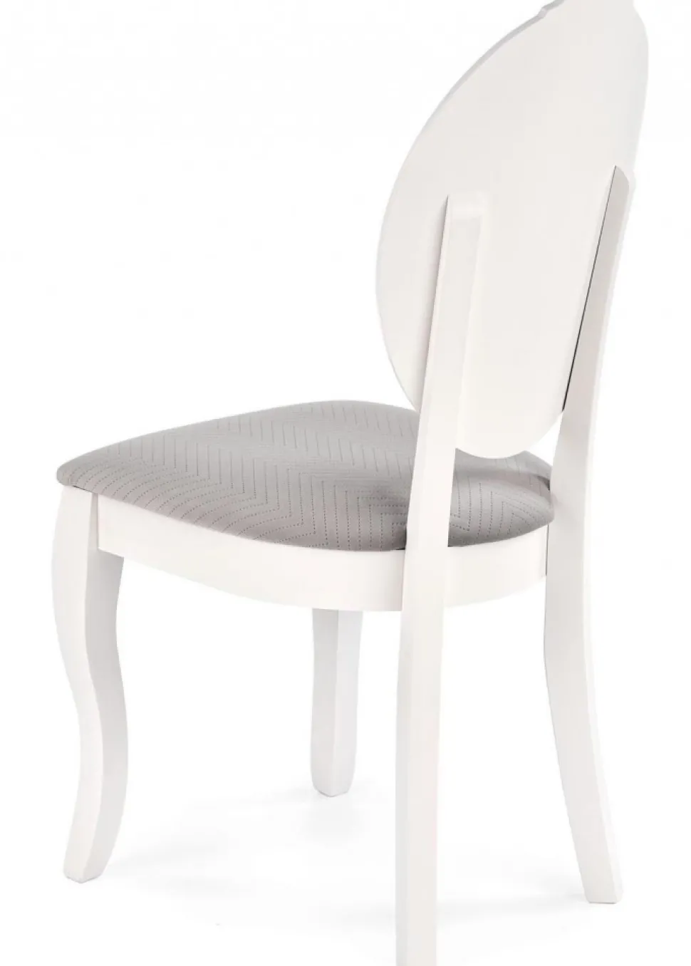 Krzesło drewniane Velo White popielate