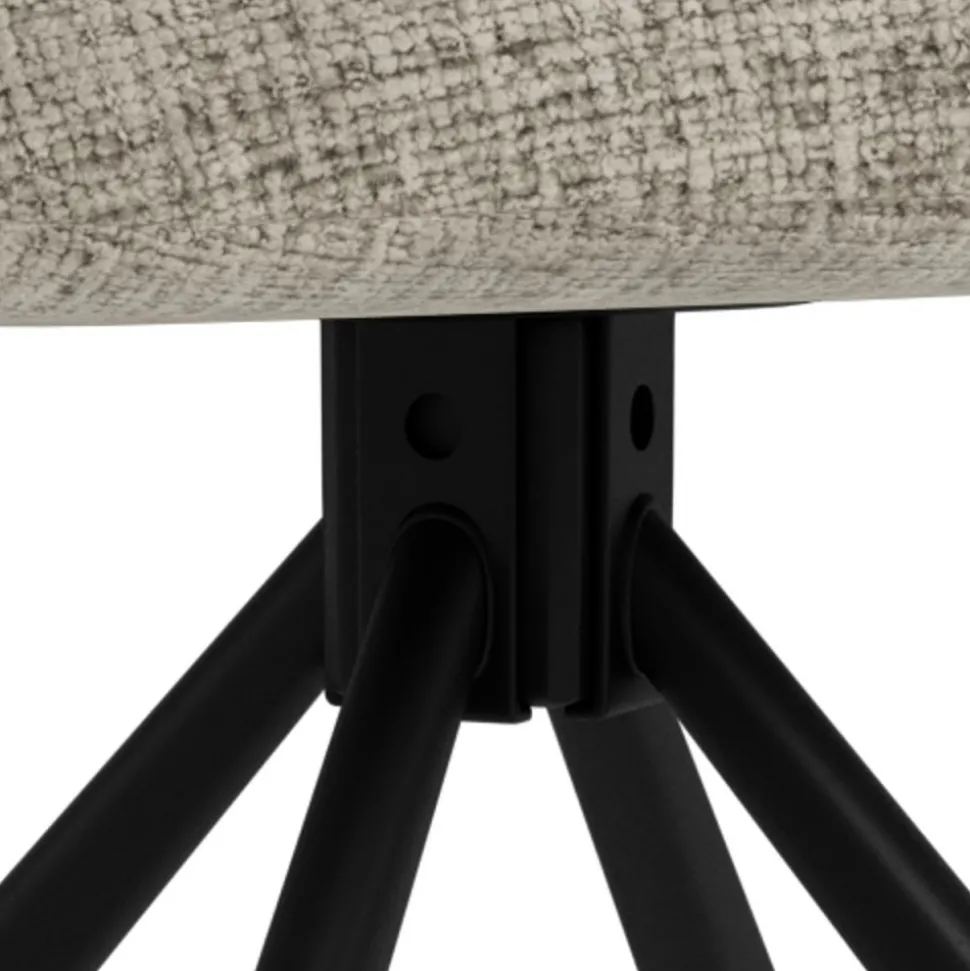 Krzesło obrotowe Graham jasnoszare