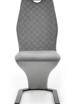 Krzesło tapicerowane K-442 popiel welur