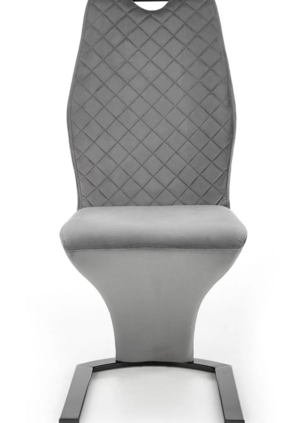 Krzesło tapicerowane K-442 popiel welur