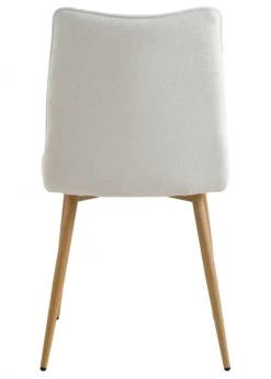 Krzesło tapicerowane LUMINA kremowe