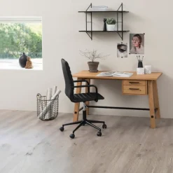 Krzesło biurowe Winslow z podłokietnikami czarne * Actona Outlet