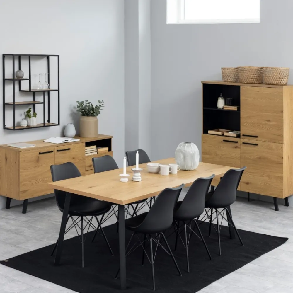 Krzesło do jadalni czarne Eris * Actona Outlet