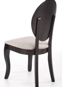 Krzesło drewniane Velo Black beżowe * Halmar Clearance