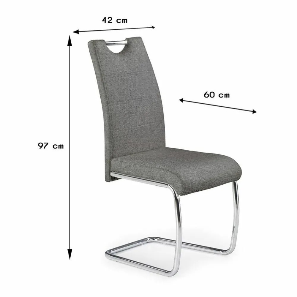 Krzesło model K349 popielate * Halmar Online