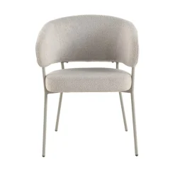Krzesło tapicerowane ELARA cappucino * HowHomely Clearance