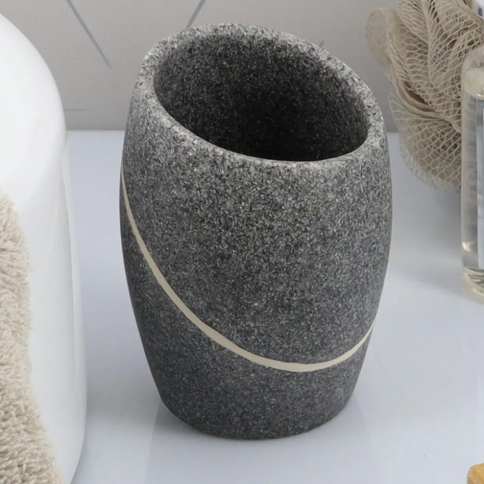 Kubek łazienkowy Caldarela Grey