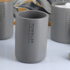 Kubek łazienkowy Loudis Grey