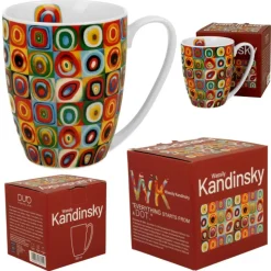 Kubek Classic Kandinsky Squares with Circles 360 ml