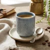 Kubek do espresso 100 ml Lya niebieski