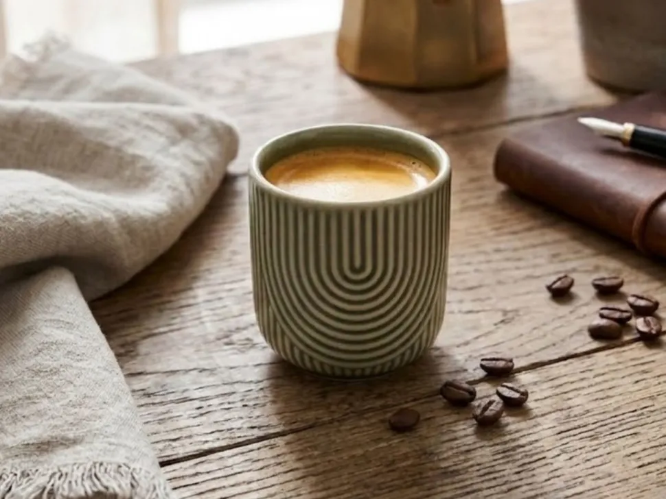 Kubek do espresso 100 ml Lya zielony