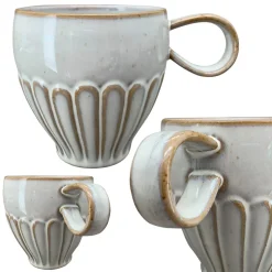 Kubek do kawy ceramiczny szary Grau 0,34 l