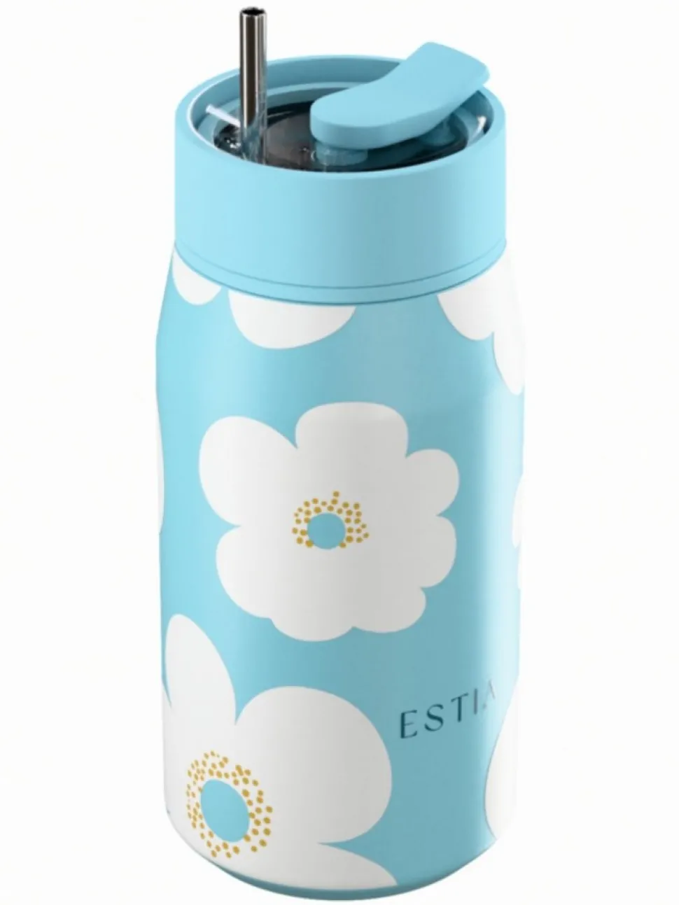 Kubek termiczny 360 ml Lens Blue Daisy