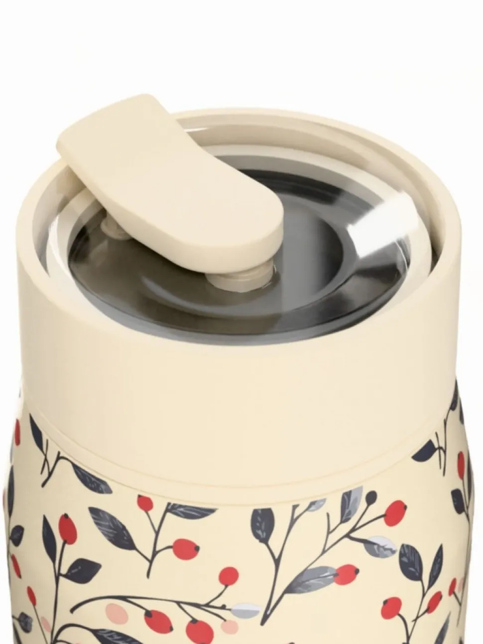 Kubek termiczny 360 ml Lens Bloom Beige