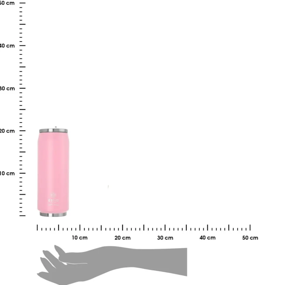 Kubek termiczny ze składaną słomką 500 ml Blossom Rose