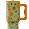 Kubek termiczny ze słomką 900 ml Peach Garden