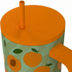 Kubek termiczny ze słomką 900 ml Peach Garden