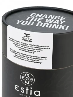 Kubek termiczny ze słomką 350 ml Noir Echo