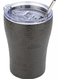 Kubek termiczny ze słomką 350 ml Noir Echo