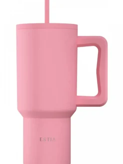 Kubek termiczny ze słomką 900 ml Rose