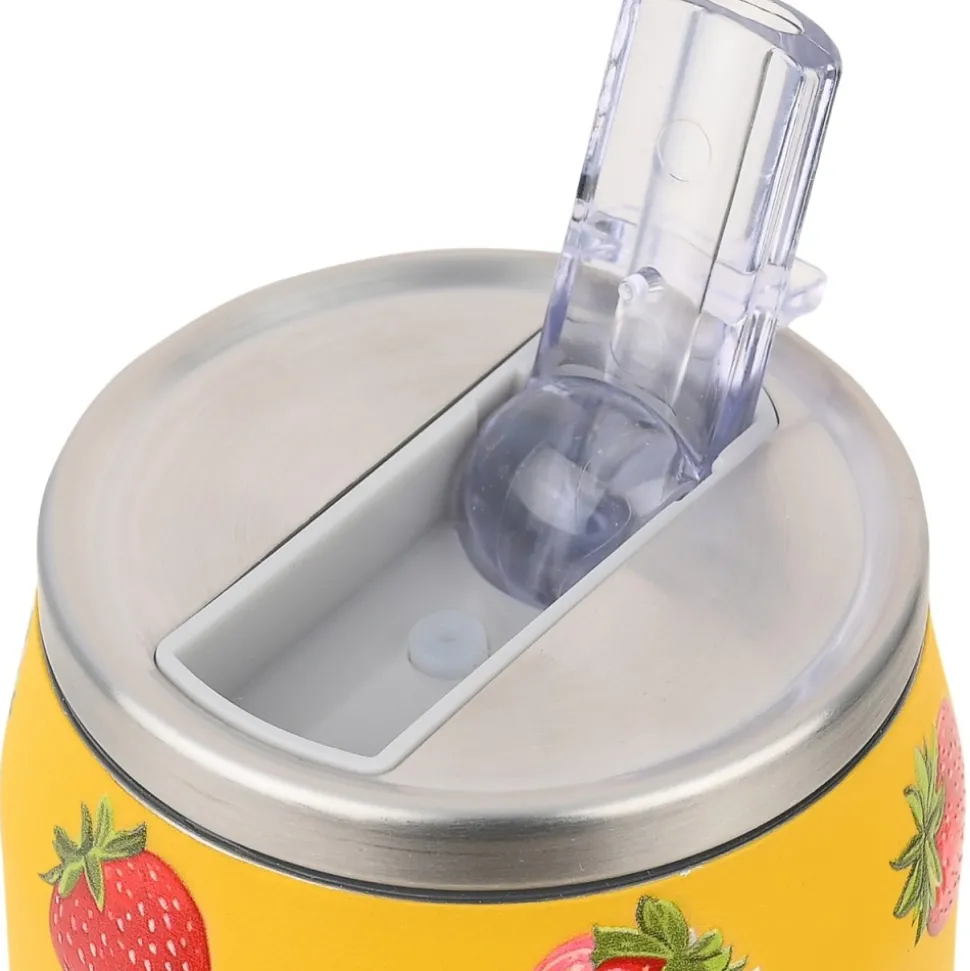 Kubek termiczny ze słomką 500 ml Berry Bright