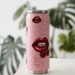 Kubek termiczny ze słomką 500 ml Blush Pop