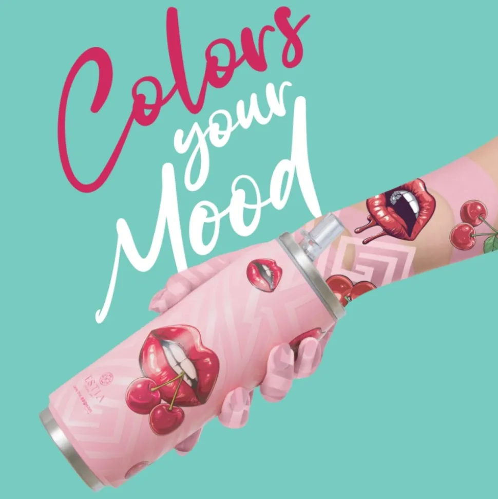 Kubek termiczny ze słomką 500 ml Blush Pop