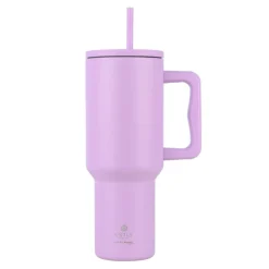 Kubek termiczny ze słomką 1200 ml Lavender Purple