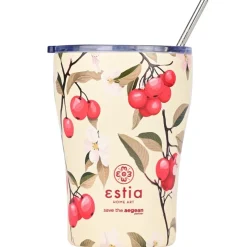 Kubek termiczny ze słomką 350 ml Sakura Whisper