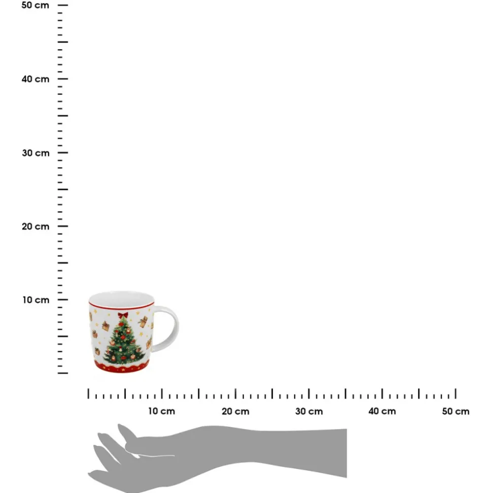 Kubek świąteczny CHRISTMAS TREE 3 400 ml