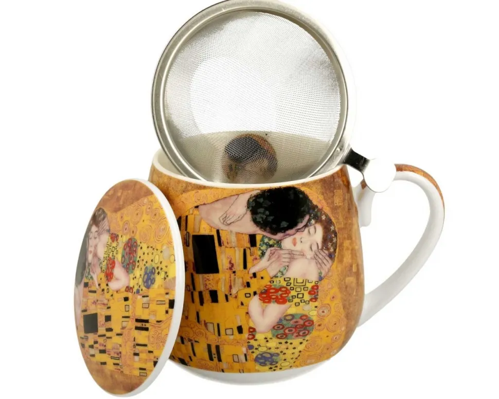 Kubek z zaparzaczem Klimt The Kiss 430 ml