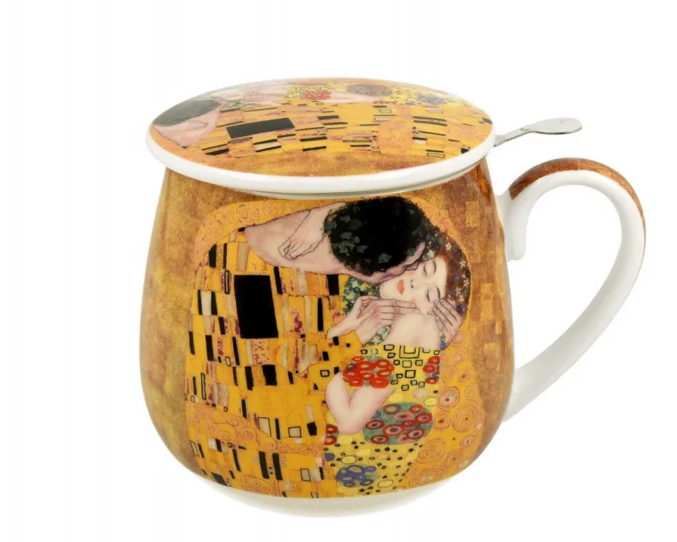 Kubek z zaparzaczem Klimt The Kiss 430 ml