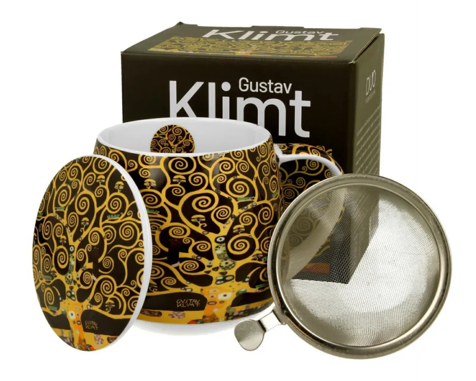 Kubek z zaparzaczem Klimt Tree Of Life 430 ml