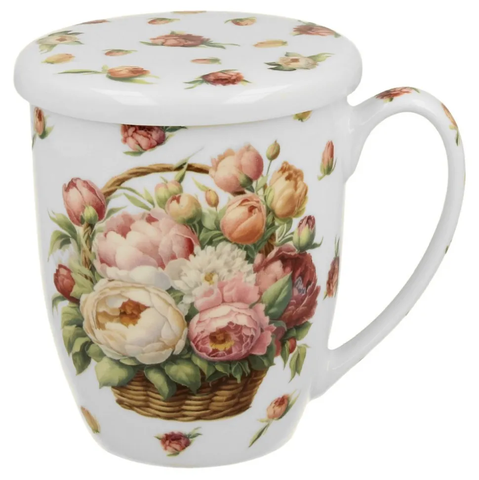 Kubek z zaparzaczem PIWONIE 350 ml