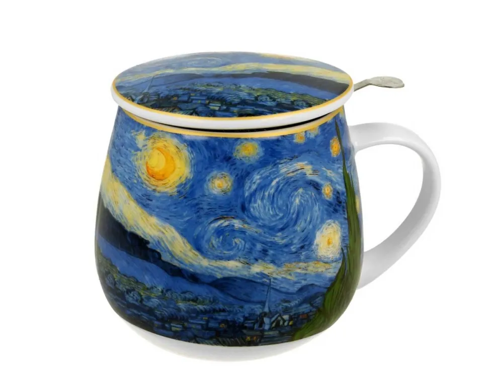 Kubek z zaparzaczem Van Gogh Starry Night 430 ml