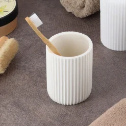 Kubek łazienkowy Issard White * TENDANCE Outlet