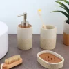 Kubek łazienkowy LAGO grawerowany beżowy * TENDANCE Discount