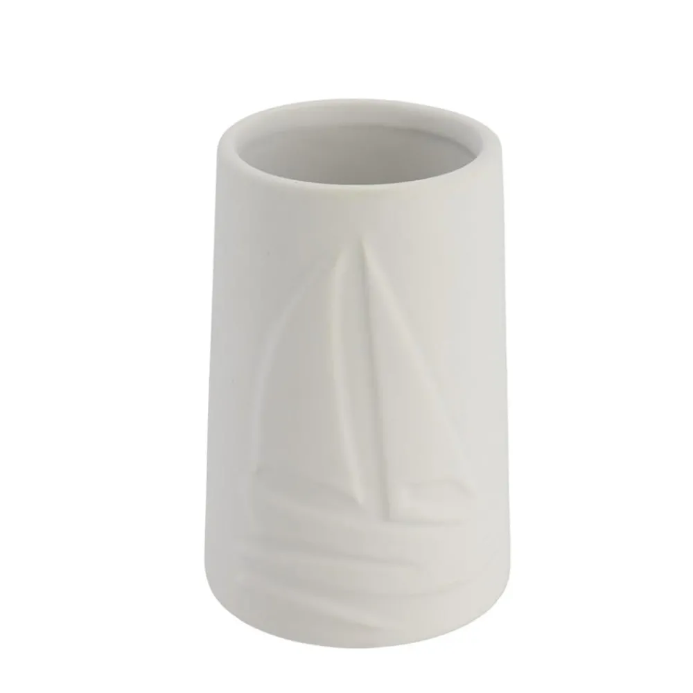 Kubek łazienkowy Manureva White 400 ml * TENDANCE