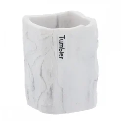 Kubek łazienkowy Paola struktora kamienia marmur * TENDANCE Sale
