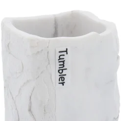 Kubek łazienkowy Paola struktora kamienia marmur * TENDANCE Sale
