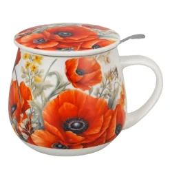 Kubek baryłka z zaparzaczem Maki 430 ml * Duo Best
