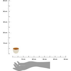 Kubek do espresso 100 ml Wonja pomarańczowy * Secret de Gourmet Clearance