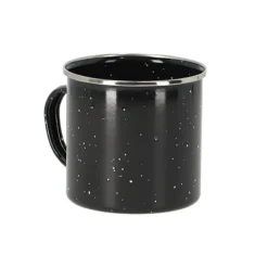 Kubek emaliowany czarny 350 ml * Esschert Design