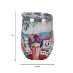 Kubek termiczny Frida Mexican Art Red 330 ml * Duo Best